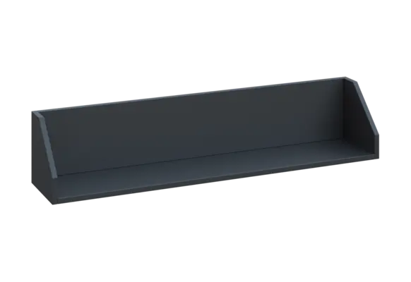 BPA - 100 police na zeď, 240x1000x240, antracit